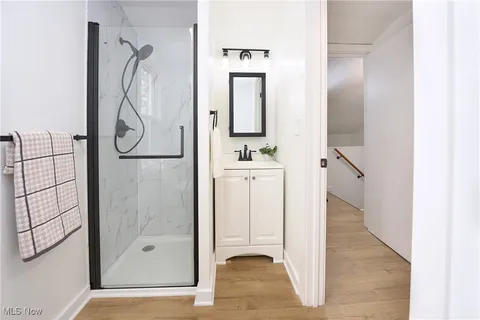 Bathroom remodel marble shower